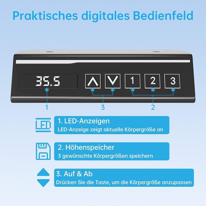 Електричне регулювання висоти письмового столу 120x60 см, ергономічний стіл для роботи сидячи та стоячи, комп&39ютерний стіл, стіл для роботи стоячи, регульований стіл для роботи стоячи з функцією пам&39яті, білий, 120 x 60 см