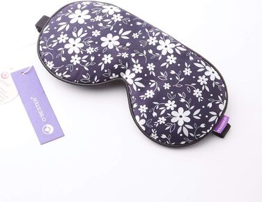 Маска для сну O'Bester, натуральний шовк, зручна і надзвичайно м'яка маска для очей з регульованим ремінцем, найкращий засіб для с