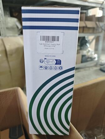 Полиця настінна Toski без свердління, полиця настінна акрилова 2 шт. и, плаваюча полиця біла 30см, кухонна полиця підвісна для при