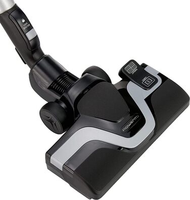 Пилосос із мішком Rowenta Silence Force Allergy (RO7473), 4.5 л, надтихий, мотор EffiTech, щітка для шерсті тварин, чорно-червоний