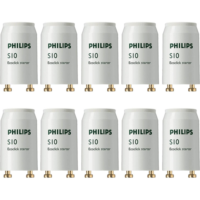 Упаковка 10 шт. Philips 4-65 Вт універсальний стартер FSU S10
