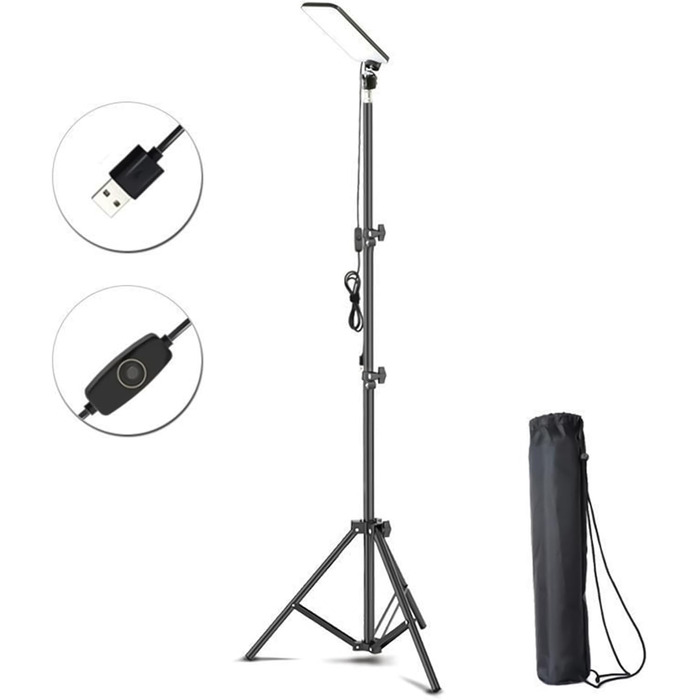 Телескопічний кемпінговий ліхтар портативне освітлення, світлодіодний робочий ліхтар Яскравий робочий ліхтар для гаража, патіо, навісу, використання в приміщенні, полювання, майстерні