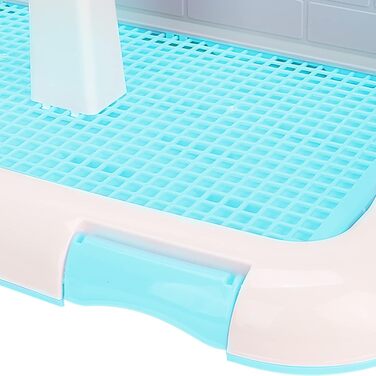 Туалет для собак SONK, сітчастий котячий парканчик для тренувального туалету для собак чоловічої статі та маленьких собак (синій)