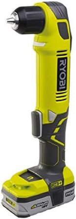 Акумуляторна кутова дриль-шуруповерт RYOBI 18 В ONE RAD1801M (швидкозатискний патрон 10 мм, автоматичне блокування шпинделя, автом