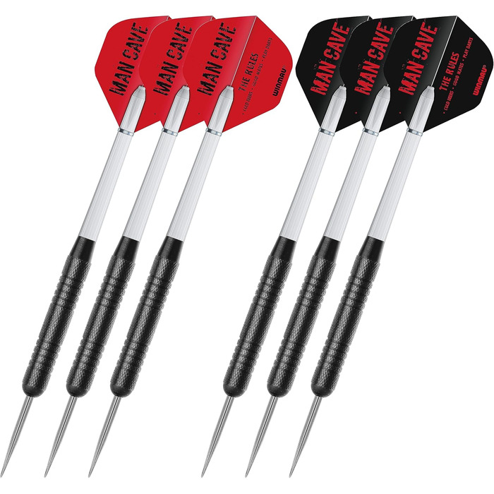 Подарунковий набір мішені для дартсу Winmau Man Cave з мішенню для дартсу, шафою для дартсу, дротиками та лінією для кидка