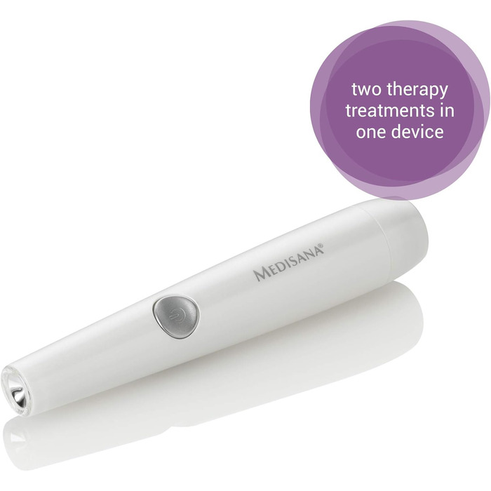 Ручка проти прищів medisana DC 300, світлодіодна терапія, лікування прищів, лікування плям, запалень, плям і вугрів, для всіх типів шкіри