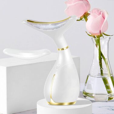 Електричний масажер для обличчя Ms.W проти старіння, масажер для обличчя проти зморшок, масажер для обличчя проти зморшок, масажер для обличчя проти зморшок, вібраційний масаж обличчя, пристрої для краси обличчя, 3 режими золотого масажера для обличчя