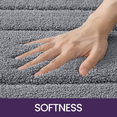 Килимок для ванної кімнати нековзний, м'який килимок для ванної кімнати водопоглинаючий килимок для ванни, який можна прати в маши