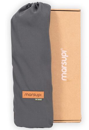 Переноска marsupi - Новонароджені від народження до 15 кг - Стартовий комплект для дитини - Застібка на липучці - Легкий і компакт