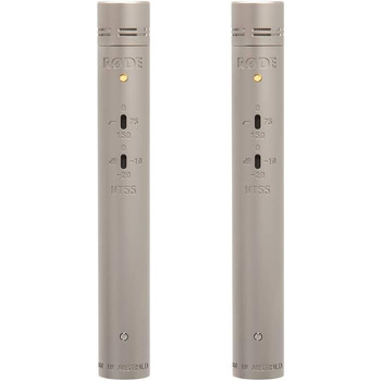 �DE NT55 Matched Pair Універсальний -дюймовий конденсаторний мікрофон з малою діафрагмою (узгоджена пара) з регульованою полярною