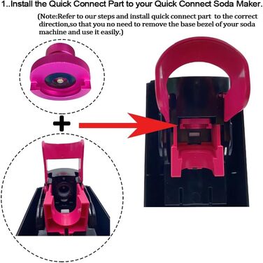 Адаптер CO2 Quick для машини для газованої води Duo-Quick Connect Blue 60L Tr21-4 з різьбленням Duo/Art/Terra