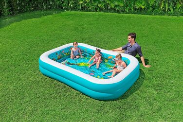 Сімейний басейн Bestway 3D Adventure 262 x 175 x 51 см, прямокутний 262 x 175 x 51 см 3D