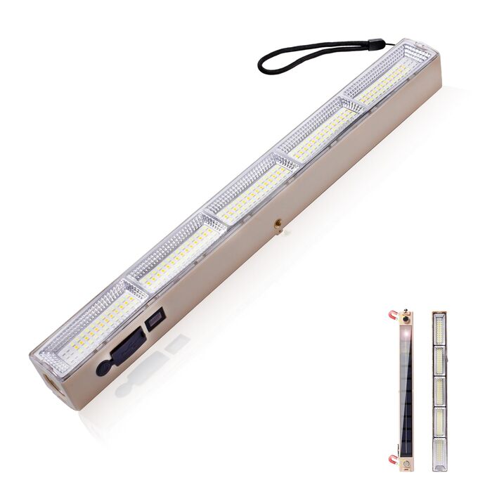 Елегантний кемпінговий ліхтар з акумулятором 6000 мАг, кемпінговий ліхтар з магнітом, робочий ліхтар з 4 режимами, ліхтар для майстерні на 192 світлодіоди, кемпінговий ліхтар з USB-зарядкою для риболовлі, кемпінгу, використання в приміщенні та на відкрито