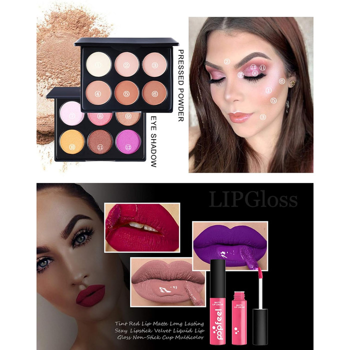 Набір косметики MKNZOME Schminkset (25 предметів)