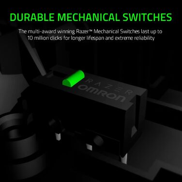 Дротова ігрова миша з оптичним сенсором з роздільною здатністю 6400 DPI (5 програмованих кнопок, ергономічний форм-фактор, ресурс