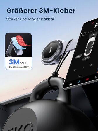 Автомобільний тримач мобільного телефону UGREEN з функцією зарядки для сенсорного екрану Tesla сумісний з автомобільним тримачем M