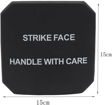 Дюймів військовий жилет EVA бічна пластина накладка тактичний страйкбольний мисливський жилет бронежилет манекен пластина захисна бічна накладка панель SAPI розміром чорний, 2 шт., 6x6