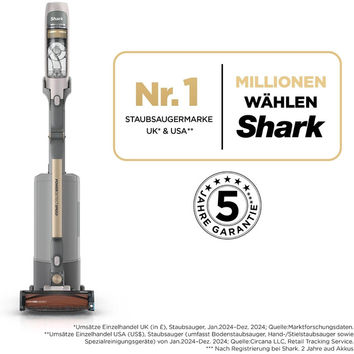 Акумуляторний пилосос Shark PowerDetect Speed Luxe Collection Clean & Empty, Luxe Beige