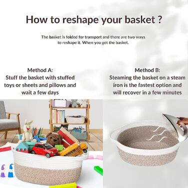 Набір плетених кошиків для зберігання з 2 предметів, плетений кошик, плетений кошик для зберігання у ванну кімнату, плетені кошики з подарунковими пакетами та атласною стрічкою, кошики для зберігання на полиці, ванна кімната, вітальня, дитяча кімната