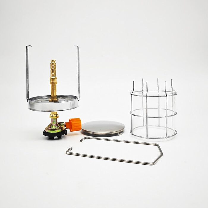 Газовий ліхтар для кемпінгу, газове освітлення, компактний газовий ліхтар для саду, походів, скелелазіння