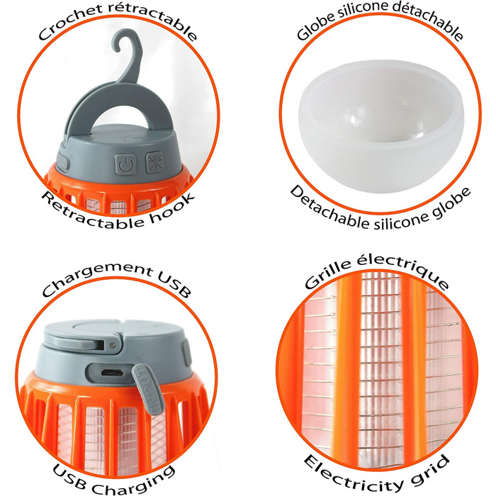 Світлодіодний ліхтар Cao з антикультовим ефектом, висотою 13 см, ABS, для дорослих, унісекс, 13 x 8,8 см