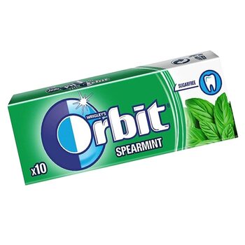 ОРИГІНАЛЬНА ЖУВАЛЬНА ГУМКА WRIGLEY'S ORBIT 30 (ПОВНА КОРОБКА) В УПАКОВКАХ СВІЖИЙ БУЛЬЙОН (М'ЯТА)