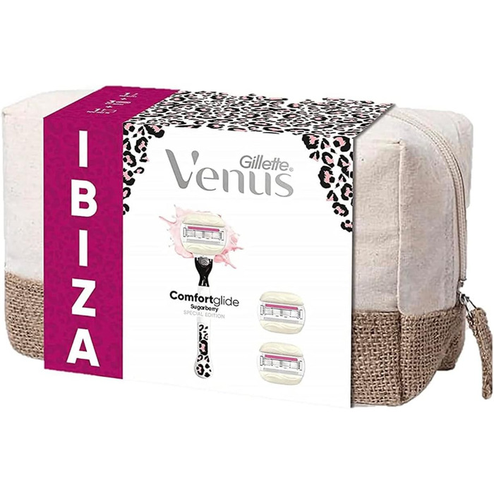 Жіноча бритва Gillette Venus Comfortglide Special Edition Ibiza з 5 лезами, для гладкого і глибокого гоління, 1 ручка 3 леза для жінок