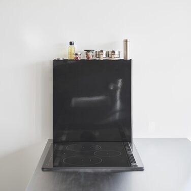 Рівнева висувна підставка для приправ, чорна, сталь/поліпропілен, 12,5 x 5093 x 52,5 см, чорний колір, 4335 TOWER 2-