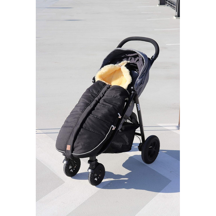 Муфта для ніг з овчини Kaiser 'ALLEX медична (чорна)