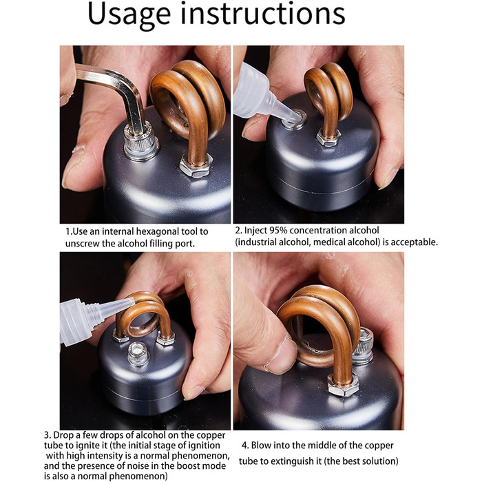 Спиртовий пальник, кемпінговий пальник, портативний, нековзний, стабільний, спиртовий пальник, пальник для походів на природі, пішого туризму, спиртовий пальник, кемпінговий пальник