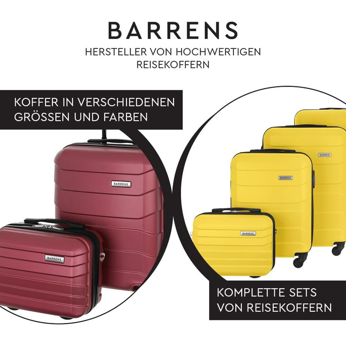 Косметичка BARRENS Дорожній футляр з ручкою Ручна поклажа Кріпиться до валізи або можна носити через плече Матеріал ABS 335x18 см 17 л Зелена косметичка - Маленька зелена