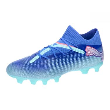 Футбольні бутси PUMA Unisex Kinder Future 7 Pro Fg/Ag 40 EU Bluemazing Puma White Electric Peppermint