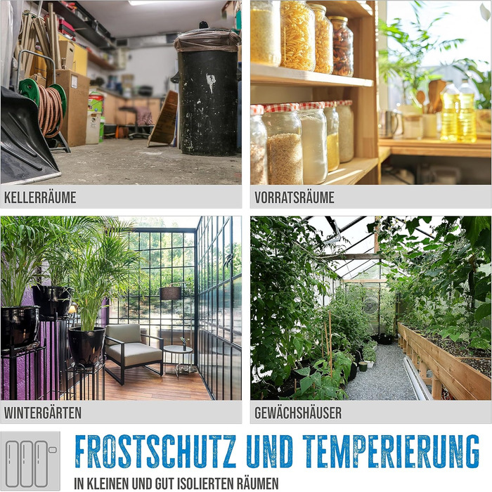 Потужність опалення 450-520 Вт, макс. об&39єм приміщення 10 м, плавно регульований термостат, функція захисту від замерзання, захист від перегріву, великі ніжки, безшумне конвекційне опалення) Одинарний, 520 (