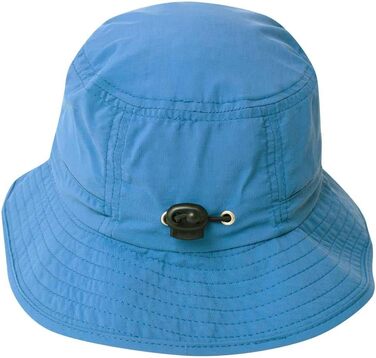 Сонячний капелюх iQ-UV для дітей 50-55 см - UPF 50 легкий та дихаючий УФ-капелюх для дітей - Водяний сонцезахисний капелюх для дітей із захистом від ультрафіолету 50, протестований TV - Капелюх-відро для дітей виготовлений з перероблених матеріалів Один р