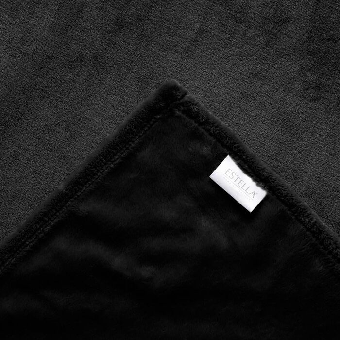 М&39яка ковдра з полярного флісу Чорна 150x200