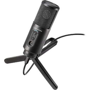 Конденсаторний мікрофон Audio-Technica AT2500x-USB для стрімінгу, подкастів та запису, чорний