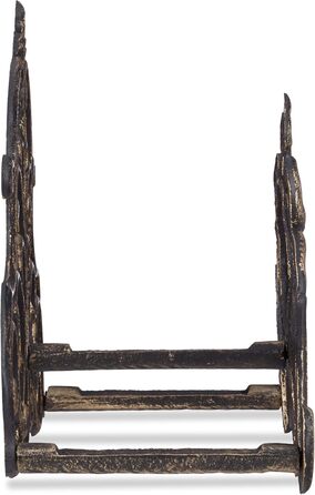 Тримач для садового шланга Relaxdays у вінтажному стилі, настінний, для 20м шланга, чавун, бронзовий колір