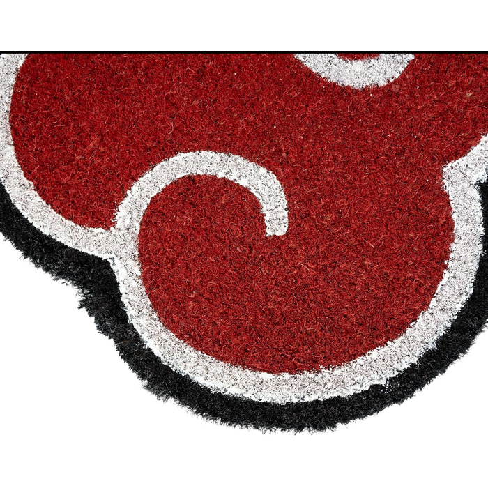 Килимок для дверей Grupo Erik Coconut Naruto Shippuden Akatsuki - Килимок для бруду приблизно 40x60 см - Забавний килимок для дверей - Килимок для дверей в приміщенні Iron Maiden Merch Red