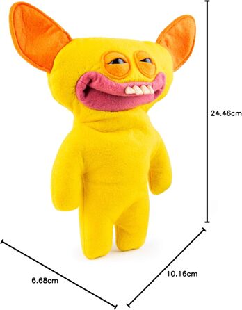 FUGGLER Funny Ugly Monster, плюшева іграшка, жовта