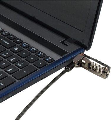 Комбінований замок для ноутбука, слот для нанозамка, 1,8 м, 01BN
