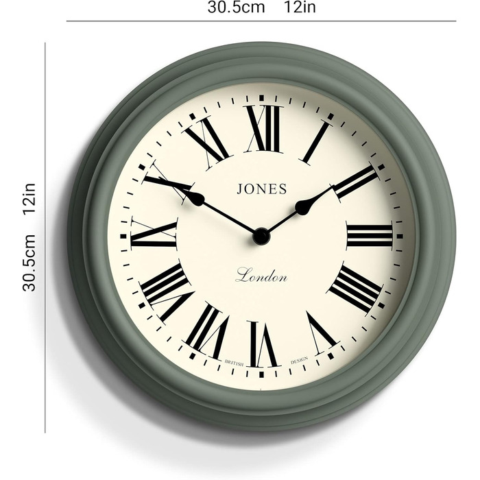 Венеціанський настінний годинник - Круглий настінний годинник - Класичний традиційний дизайн - Дизайнерський настінний годинник -