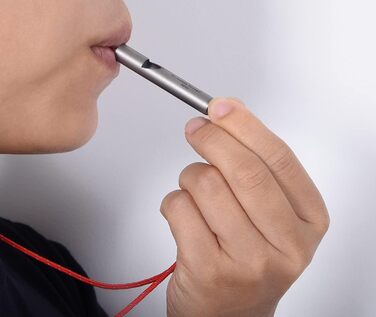 Титанові свистки Кемпінг на відкритому повітрі Піші прогулянки Полювання Скелелазіння Екстрене виживання Гучний свисток Тренер Тре