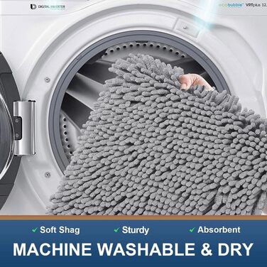 Нековзний килимок для ванної синельний килимок для ванної килимок для ванної килимок з мікрофібри килимок для ванної килимок для в