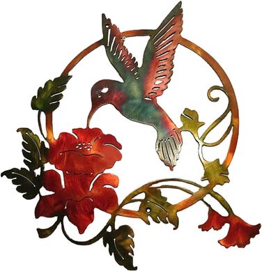 Металеве оздоблення стін MEIYIFAN, прикраса стін птахами, прикраса стін колібрі тварини 3D, для подарункового прикраси будинку в п