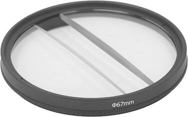 Діоптрійний фільтр центрального поля, подвійна призма у вигляді півмісяця, діоптрійний фільтр центрального поля, аксесуари для дзеркальних фотокамер (67 мм)