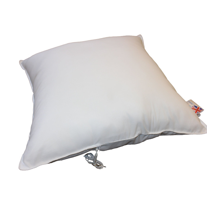 Музична подушка Homescapes з мікрофібри, яку можна прати, 65 x 65 см, подушка для голови з мікрофібри зі знімним динаміком, м&39яка жорсткість