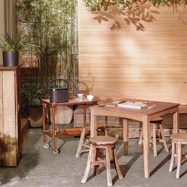 Гучна бездротова домашня та портативна Bluetooth-колонка на 360 з кабелем USB-C та вбудованою бездротовою зарядною панеллю Qi - те