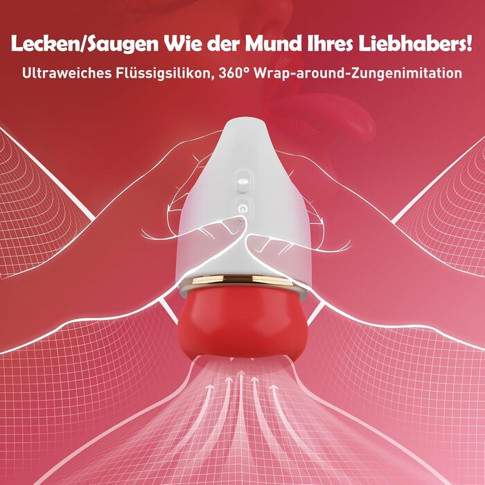 Вібратор на присосці, секс-іграшка для жінок, вібратор для клітора з 10 режимами облизування та вібрації, набір вібраторів 3-в-1 для жінок, багатофункціональний стимулятор клітора, м&39яка секс-іграшка для пар