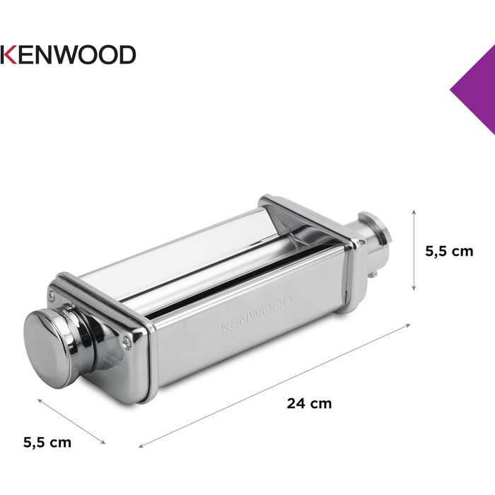Ролик для лазаньї Kenwood KAX980ME, аксесуар для кухонного комбайна, срібло