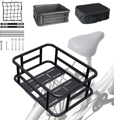 Задній велосипедний кошик HopesEager Pro, металевий